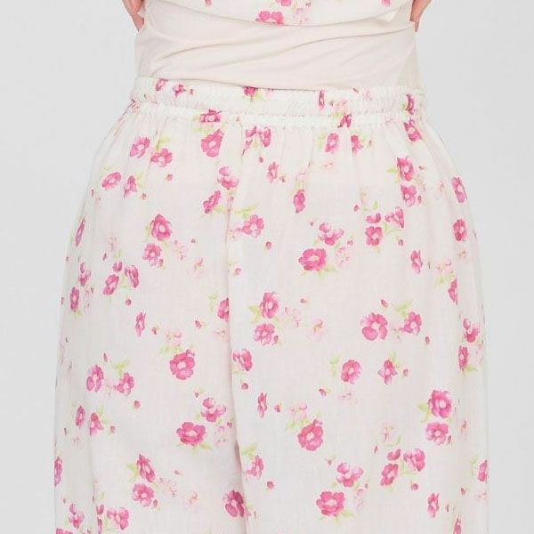 オーガニックコットン フレンチローズフリルパンツ