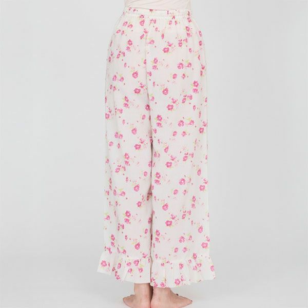 オーガニックコットン フレンチローズフリルパンツ