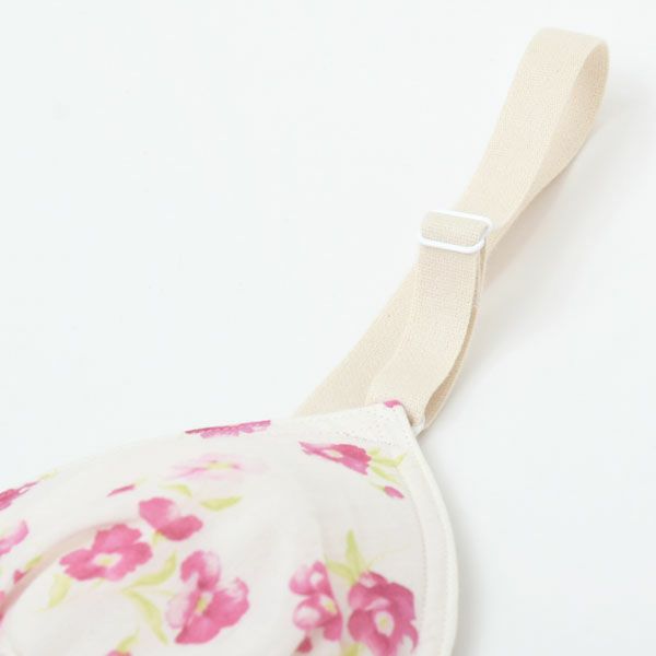 オーガニックコットン フレンチローズ三角ブラ