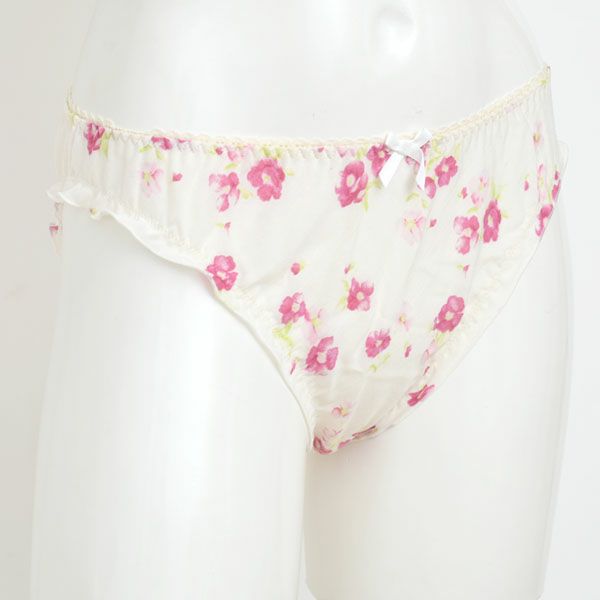 オーガニックコットン フレンチローズフリルショーツ