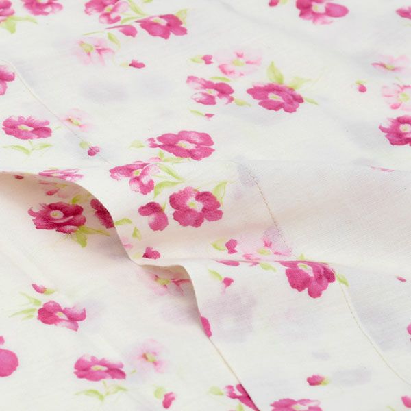 オーガニックコットン フレンチローズピローケース43×63