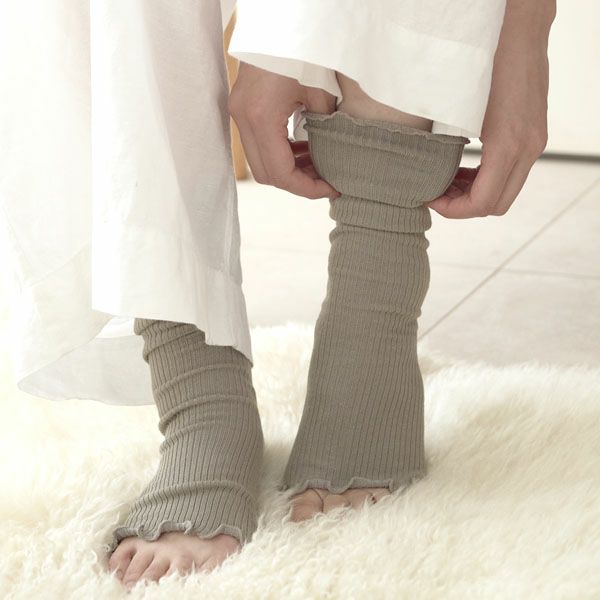 オーガニックコットン リラックスレッグウォーマー