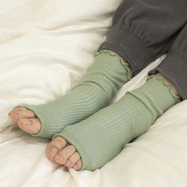 オーガニックコットン リラックスオープントゥソックス